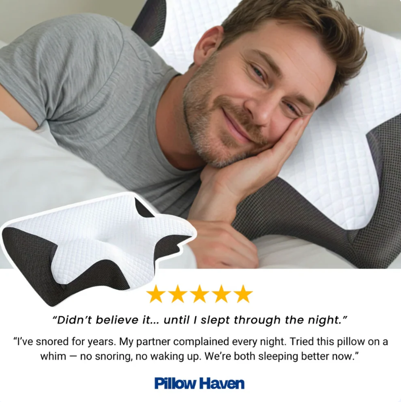 The Pillow That Silences Snoring - By Fixing Your Sleep Posture